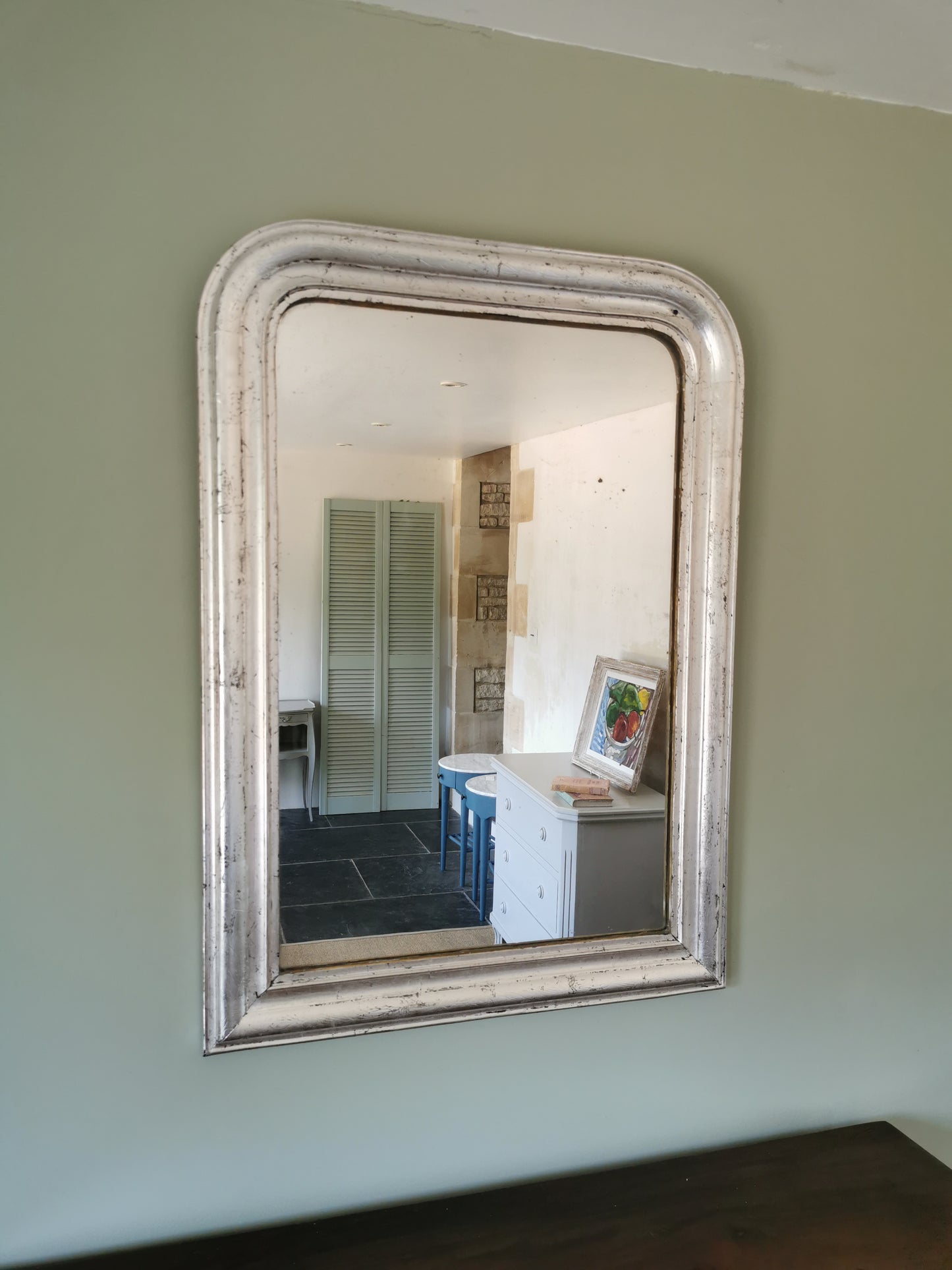 Silver Leaf Mirror
