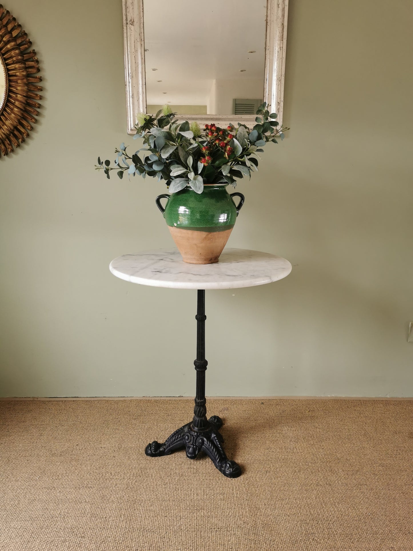 French White Marble - Round