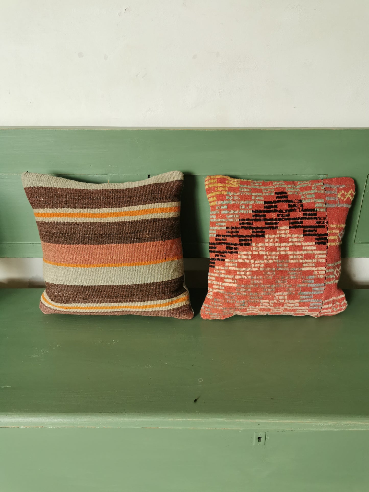 Kelim Cushions A and B