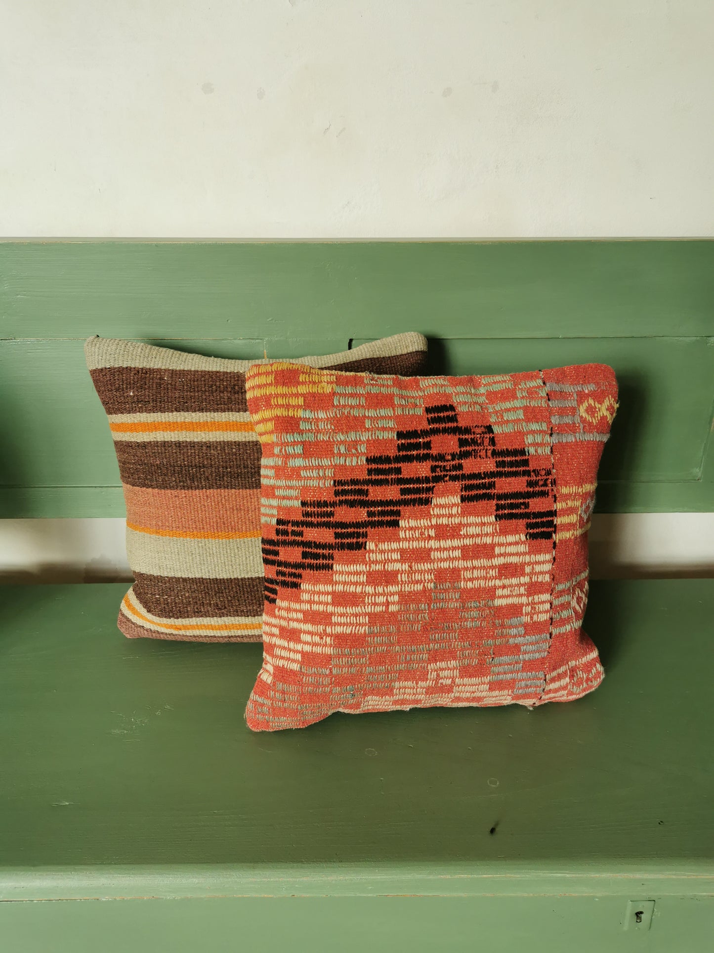 Kelim Cushions A and B