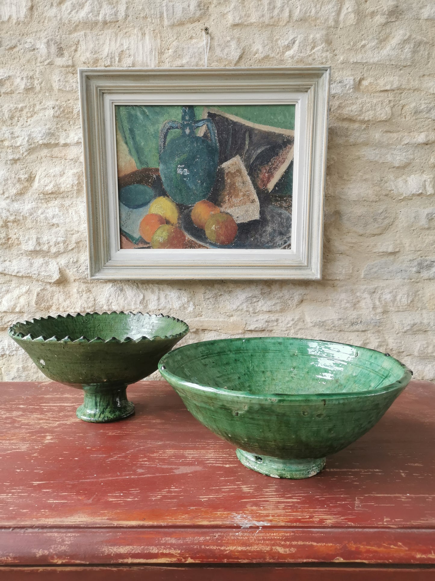 Green Glazed Bowls
