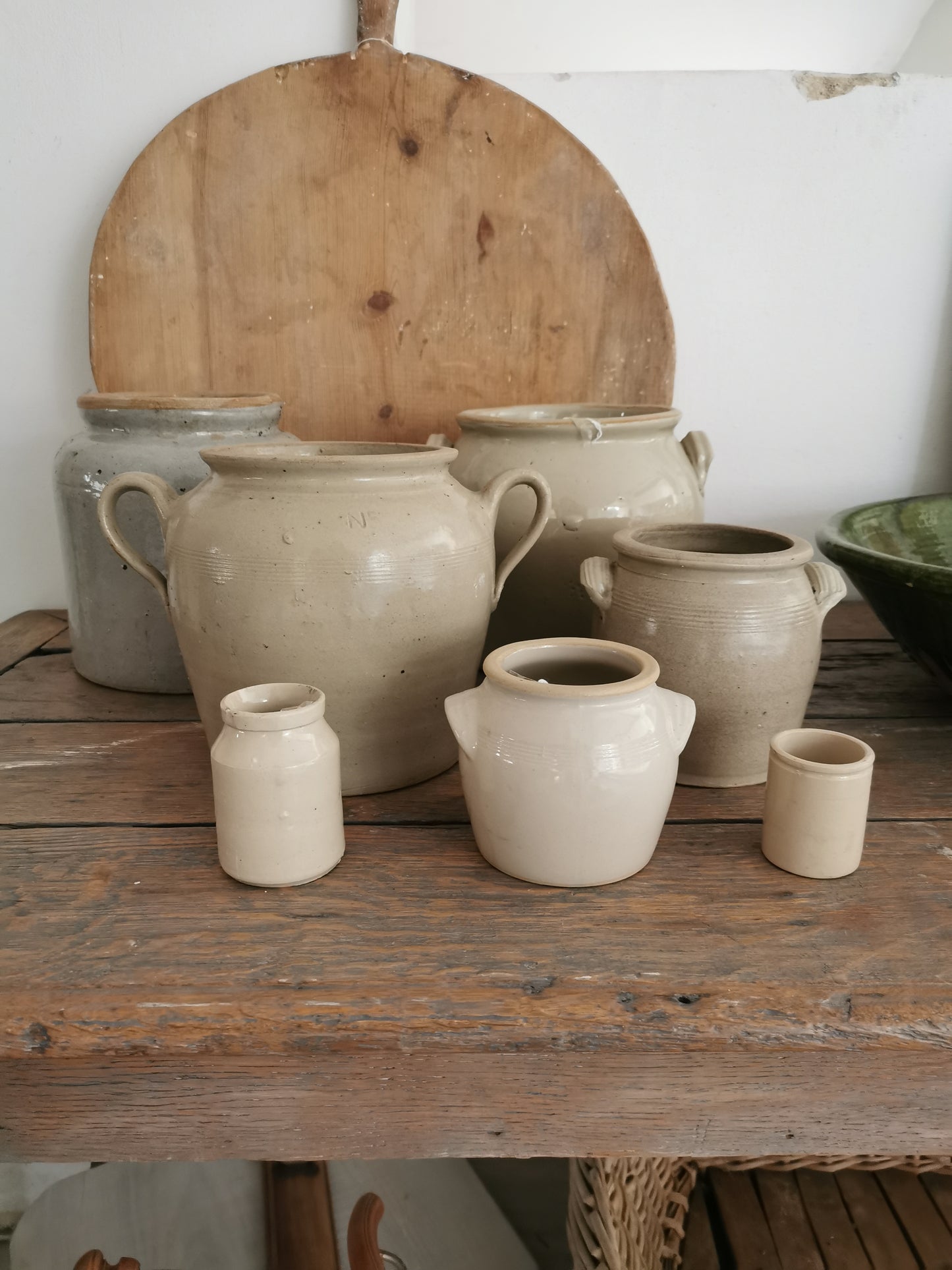 Vintage French Confit Pots