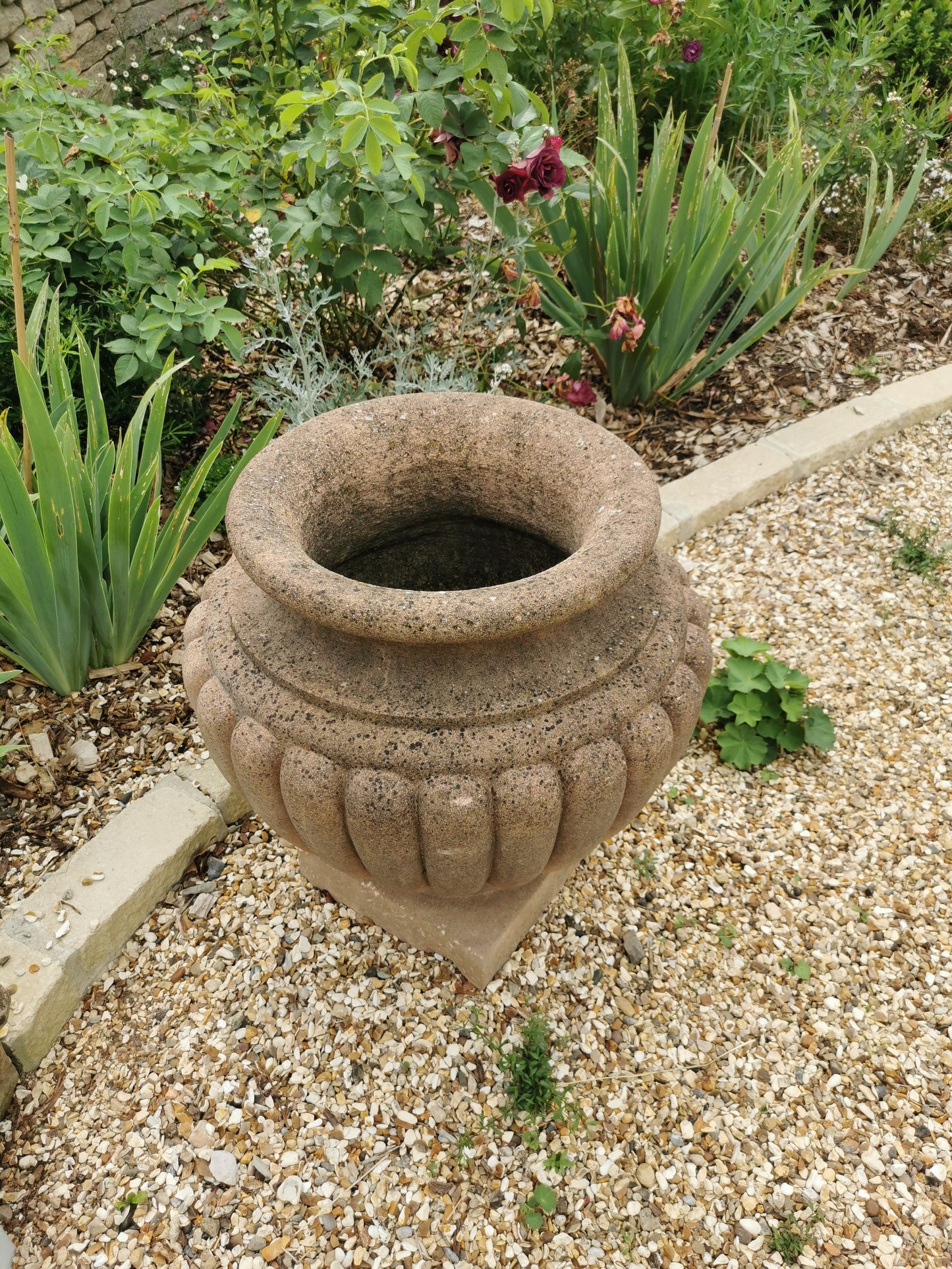 Stone Terracotta Urn