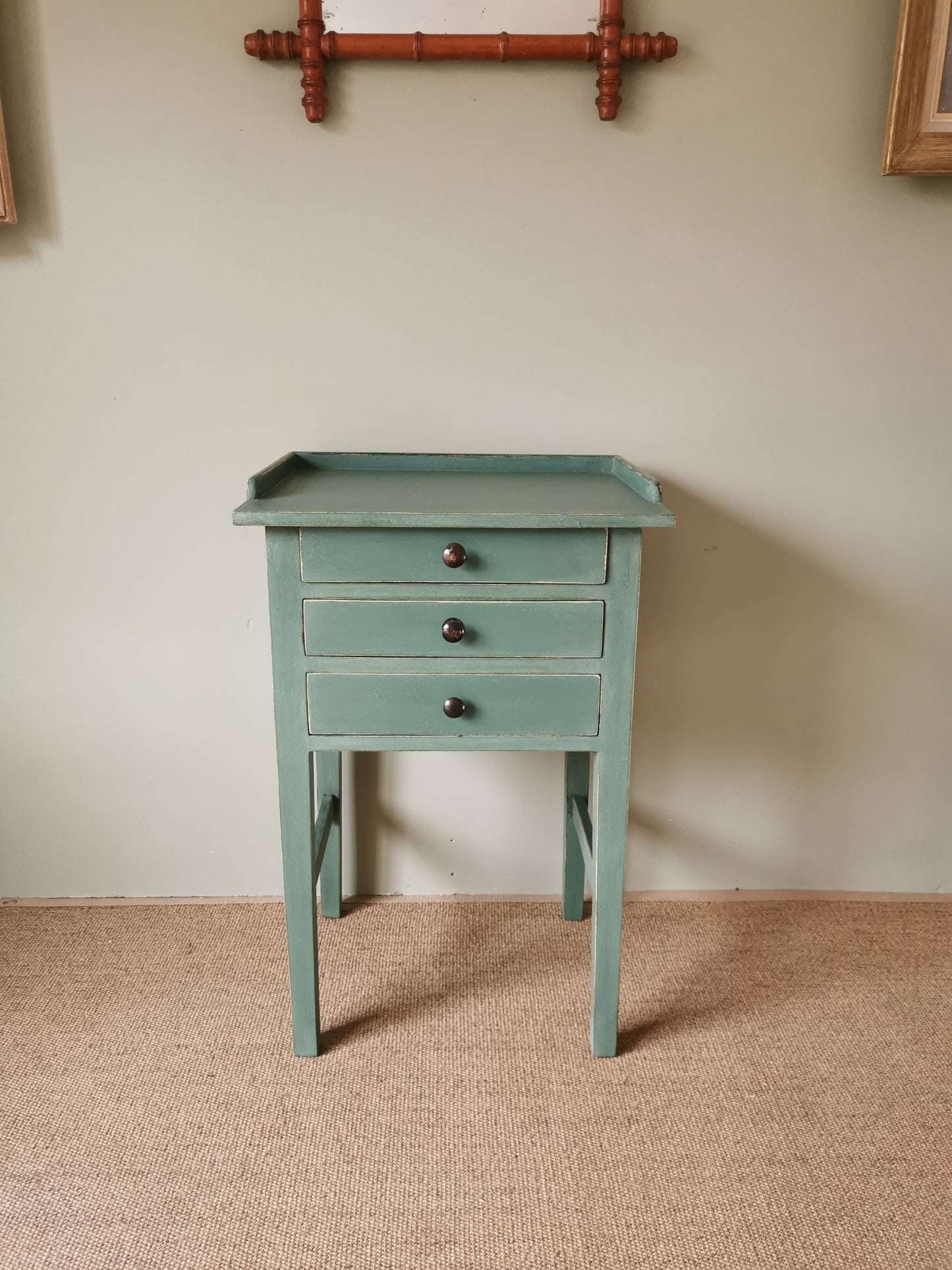 Green Bedside Table