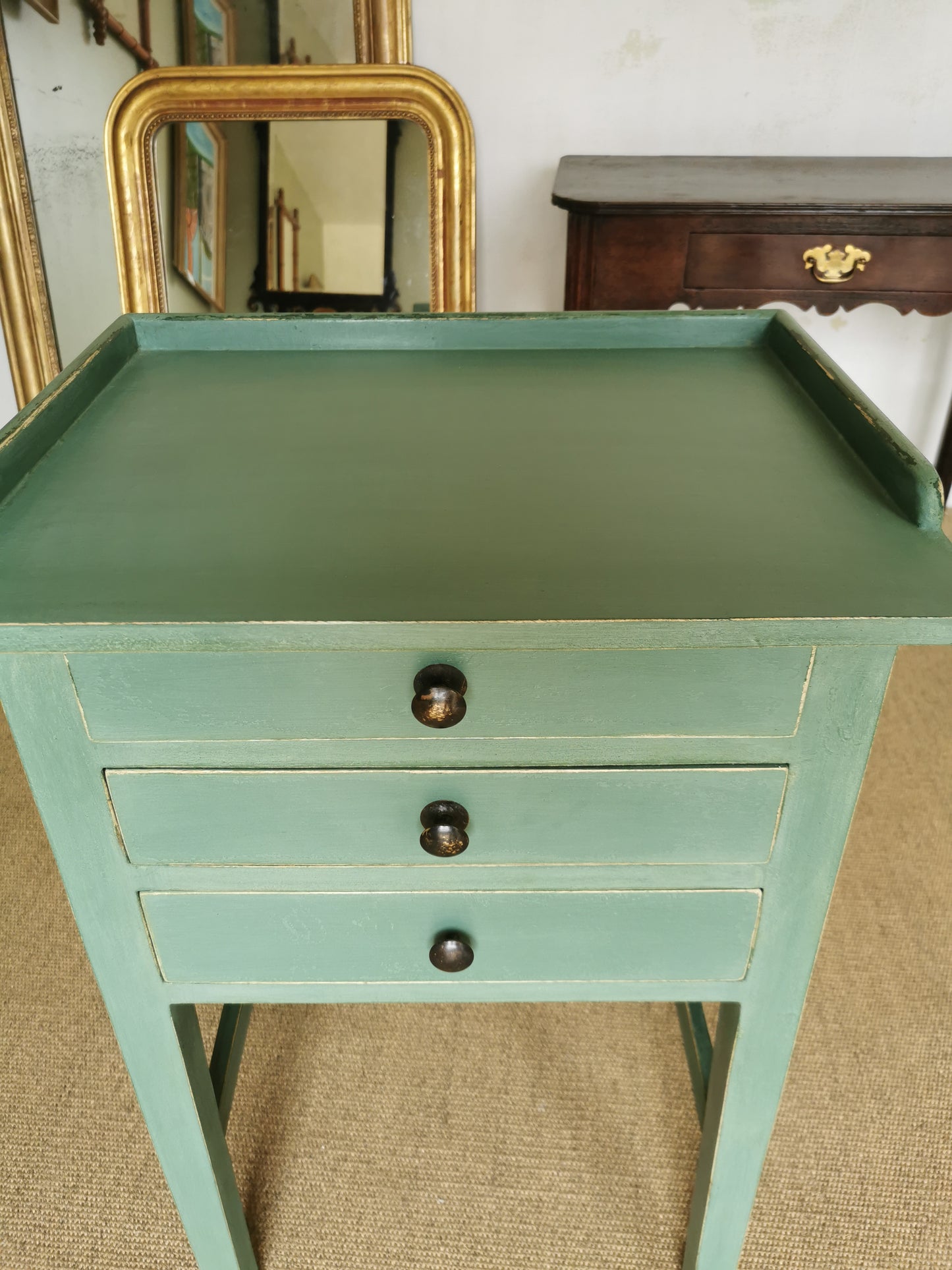 Green Bedside Table