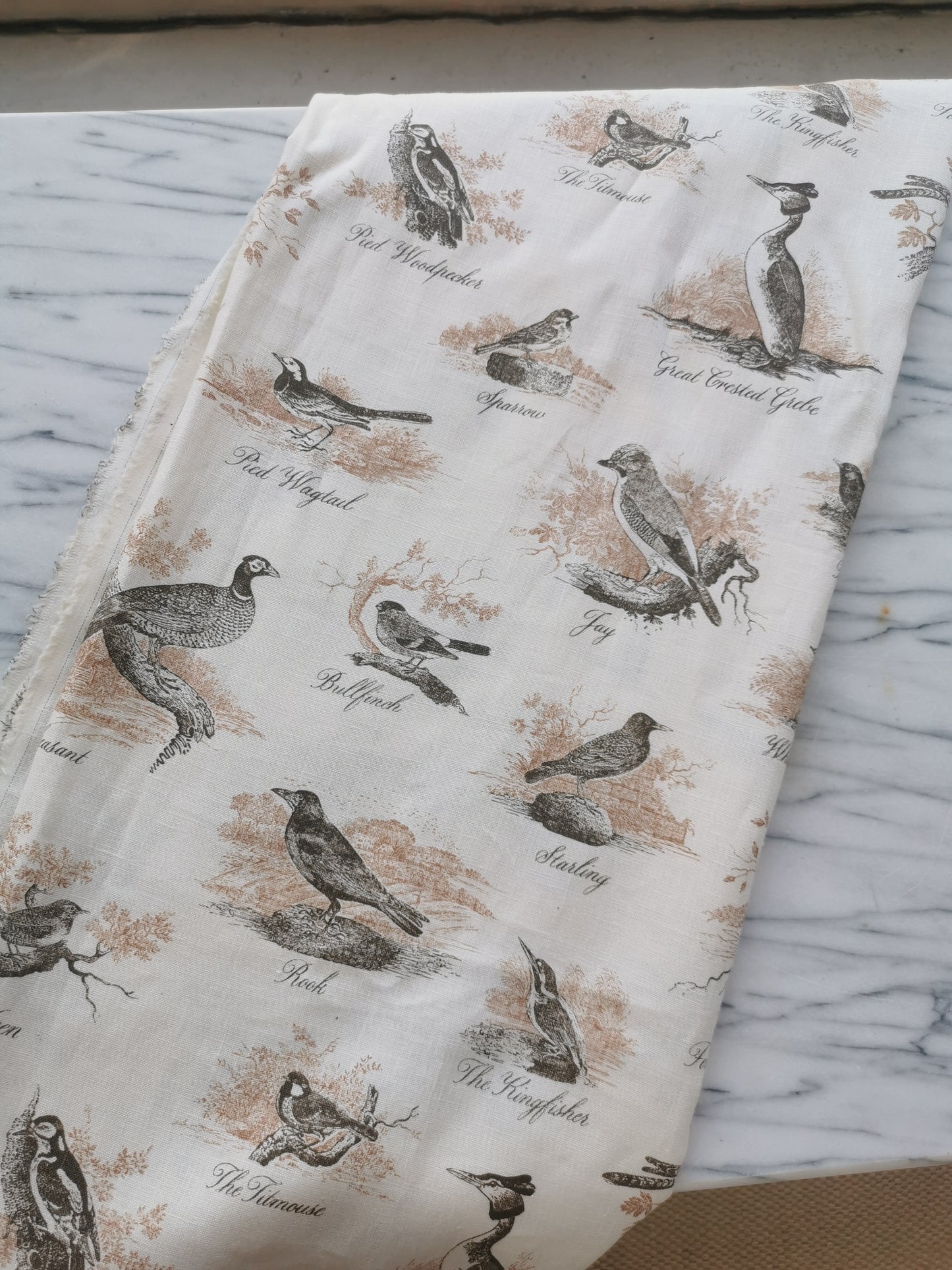 British Birds Fabric