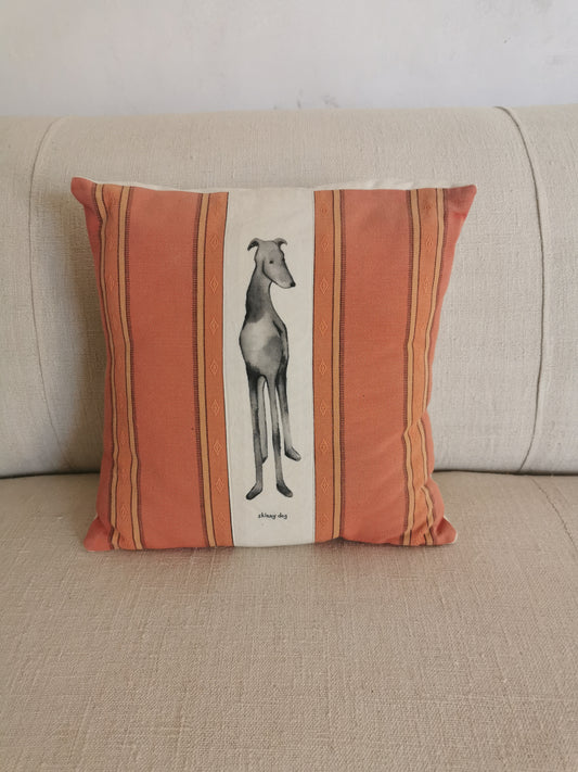 Skinny Dog Cushion - SOLD