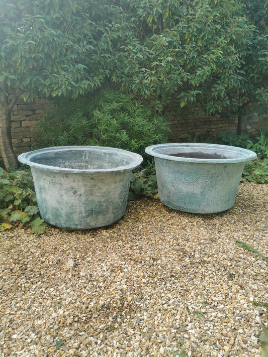 Copper Planters A & B