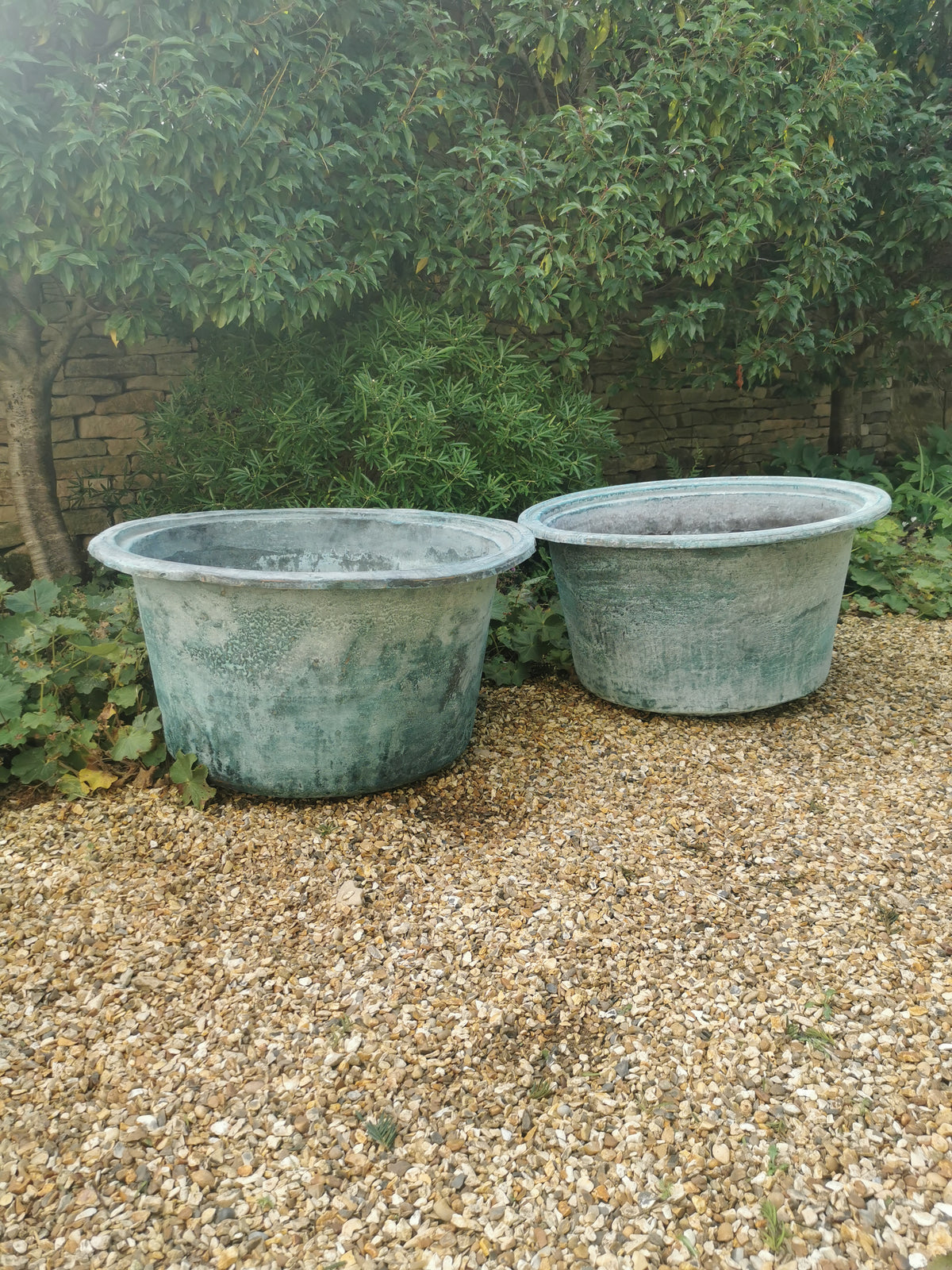 Copper Planters A & B