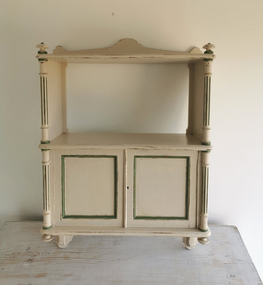 Vintage Painted Hanging Cupboard