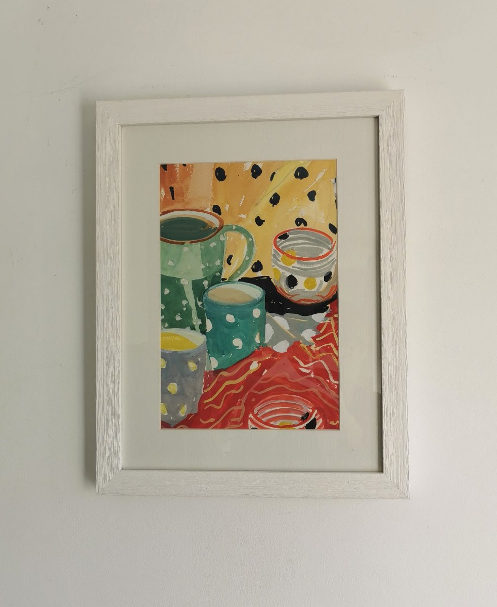 Spotty Jug Watercolour